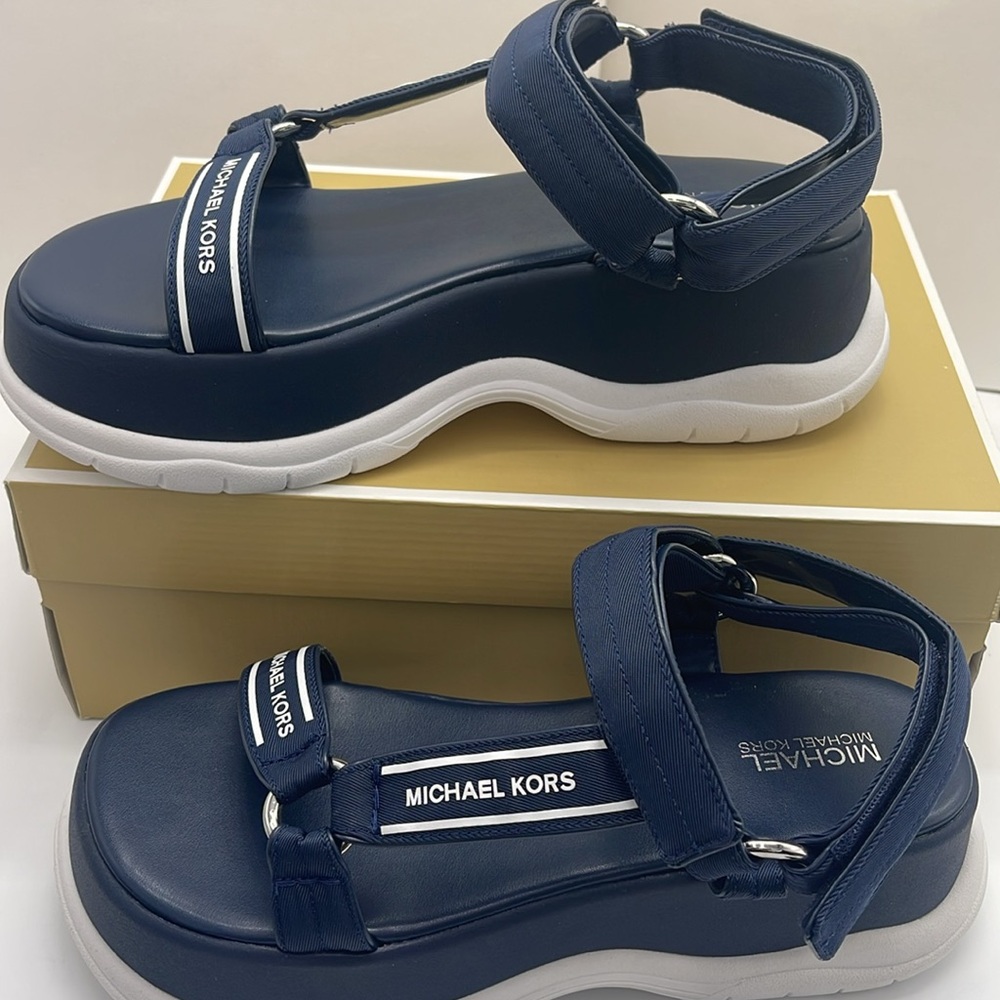 MICHAEL KORS Katrina Nylon Sport Platform Sandal
Navy
New - Picture 3 of 16